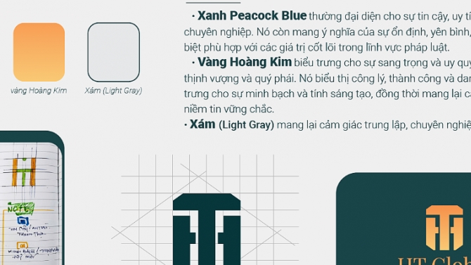 Hệ thống nhận diện thương hiệu HT GLOBAL - Luật & Kế to&aacute;n (Branding Design)