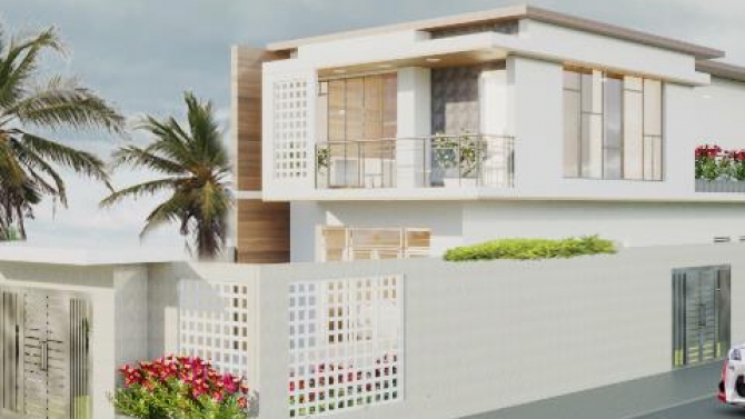thiết kế nh&agrave; ở chị Tuyết- Ninh B&igrave;nh