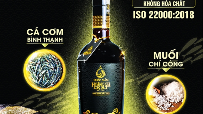 THIẾT KẾ POSTER CHO THƯƠNG HIỆU NƯỚC MẮM HO&Agrave;NG GIA