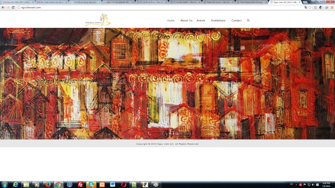 Website triển l&atilde;m nghệ thuật b&ecirc;n Singapore