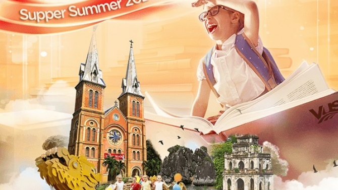 Thiết kế banner KV chiến dịch của trường VUS