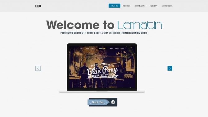 LeMatin PSD Template 1