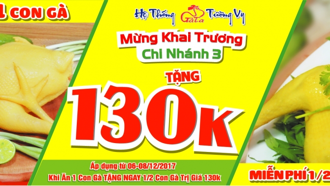 Thiết kế mẫu tờ rơi cho Qu&aacute;n G&agrave; Ta Tường Vy
