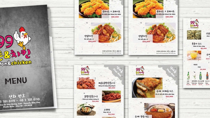 Thiết kế Menu