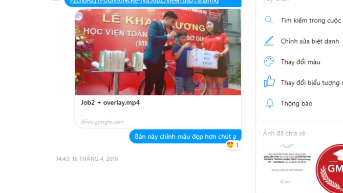 Quay, dựng video về ng&agrave;y khai trương trung t&acirc;m GMES