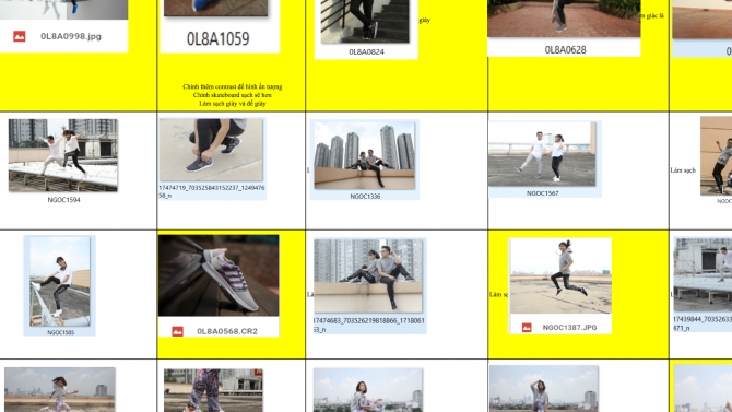 Chụp quảng c&aacute;o adidas Neo