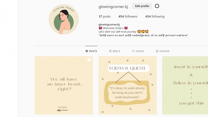Quản l&yacute; blog c&aacute; nh&acirc;n tr&ecirc;n Instagram