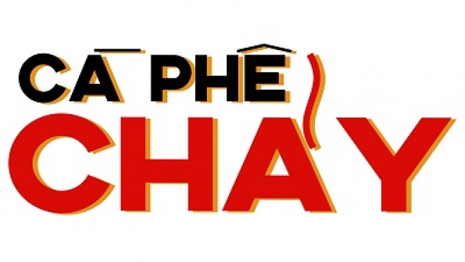 Thiết Kế Logo C&agrave; Ph&ecirc; Chảy
