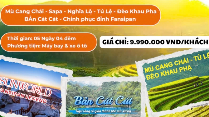 THIẾT KẾ BANNER TOUR DU LỊCH