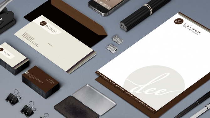 Dee fashion's branding design