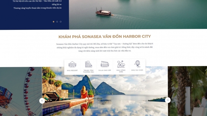 X&acirc;y dựng website - Sonasea V&acirc;n Đồn Harbor City - CEO Group