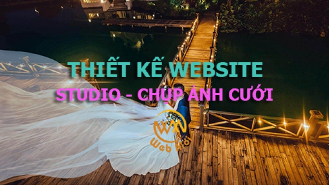 Thiết kế website Studio chụp ảnh cưới