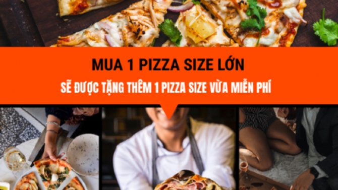Thiết kế banner quảng c&aacute;o pizza