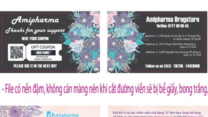 Thiết kế Business Card cho Shop