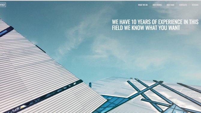 Giao diện Website Dorik