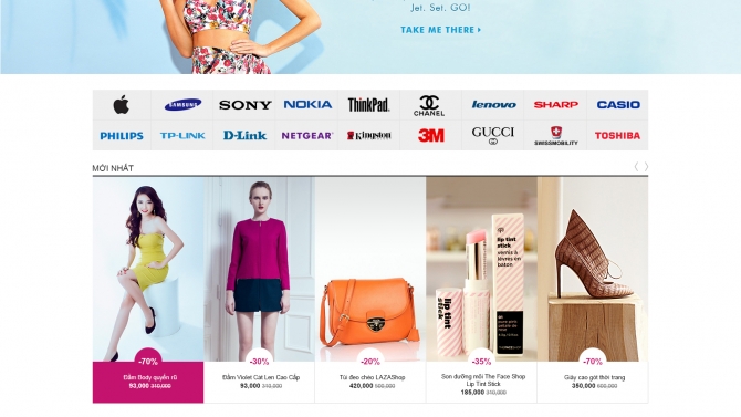 Layout website