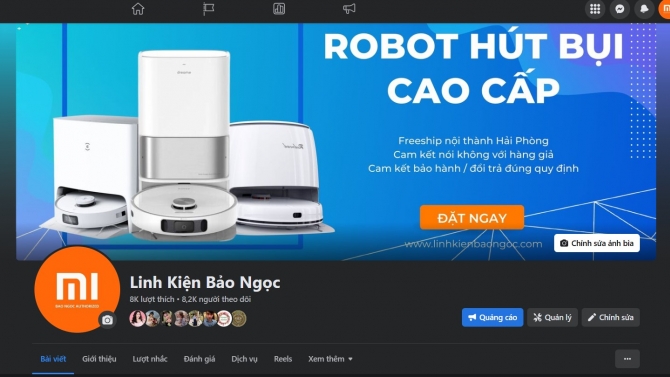 Quản l&yacute; Fanpage Facebook