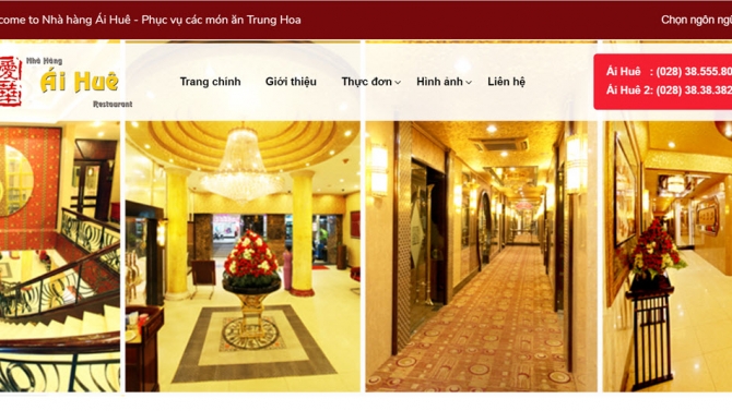 Website nh&agrave; h&agrave;ng &Aacute;i Hu&ecirc;
