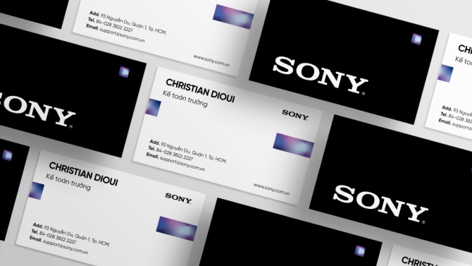 Sony - Thiết kế Ấn phẩm văn ph&ograve;ng