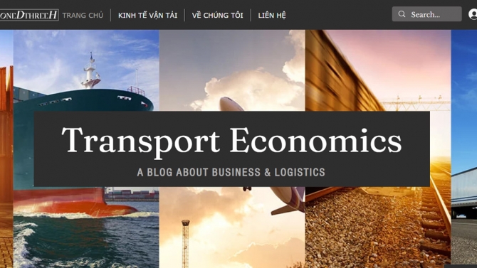 Thiết kế Website th&ocirc;ng tin vận tải