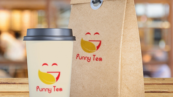 Thiết kế logo Funny Tea