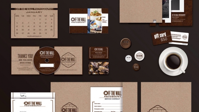 Off The Wall Photography logo & brand guideline