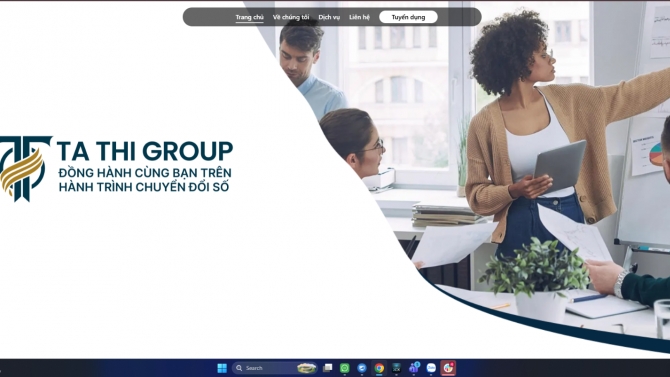 Landingpage Tạ Thị Group