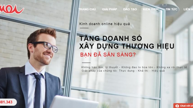 Viết nội dung cho website Học viện MOA