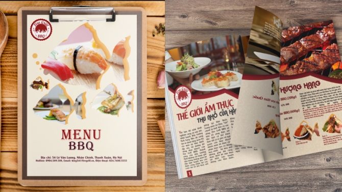 Thiết kế menu