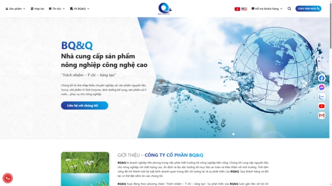 Thiết kế website giới thiệu sản phẩm
