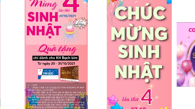 Thiết kế POSM, tờ rơi,..