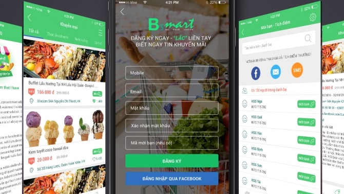 thiết kế app B'smart ver2