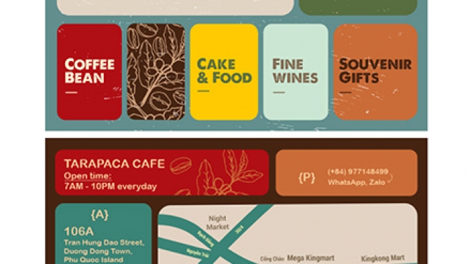 Namecard Tarapaca Cafe