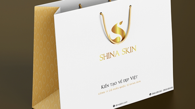Thiết kế bao b&igrave; Shina Skin