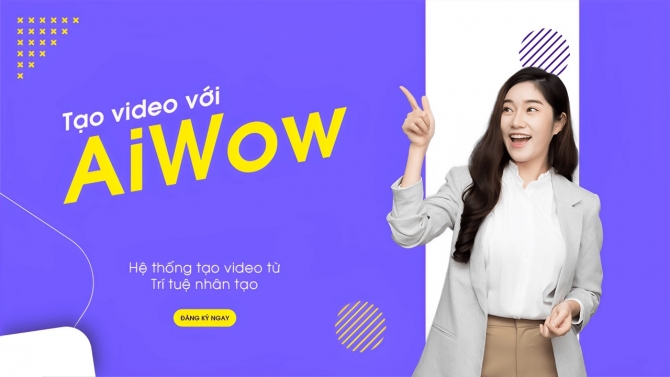 Hệ thống AI tạo MC ảo: aiwow.co