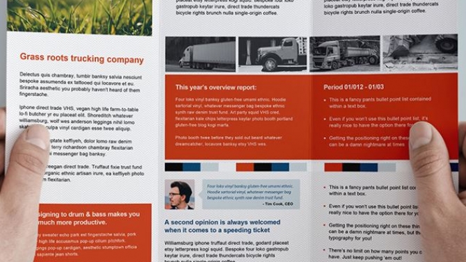 Thiết kế brochure