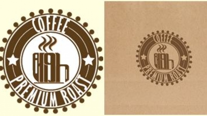 Thực hiện logo cho HIGH cafe