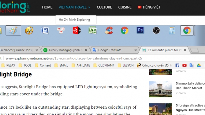 Dịch Website v&agrave; Thiết kế nội dung