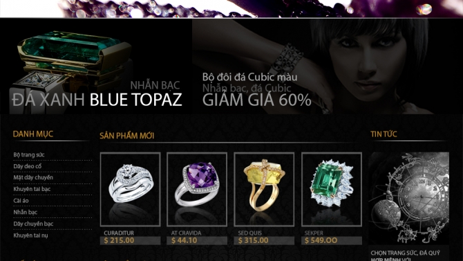 Website Trang sức