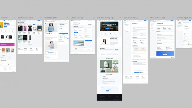 Phương &aacute;n thiết kế web