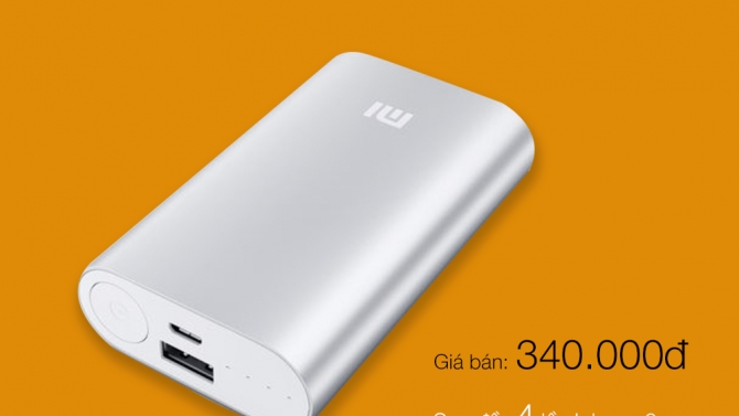 Sạc dự ph&ograve;ng Xiaomi