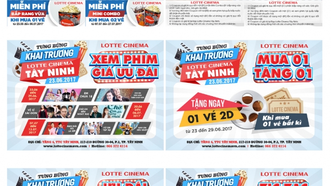KHAI TRƯƠNG LOTTE CINEMA T&Acirc;Y NINH