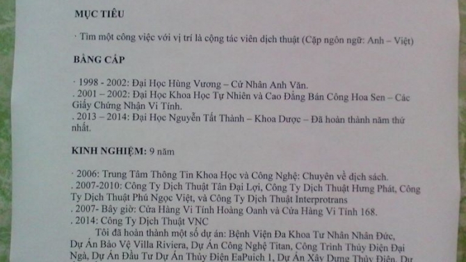 My curriculum vitae