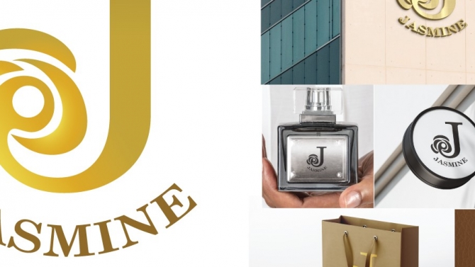 Thiết kế Logo nước hoa Jasmine (2)