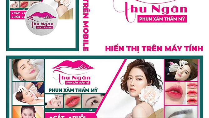 BỘ SẢN PHẨM TIỆM XĂM M&Ocirc;I THU NG&Acirc;N