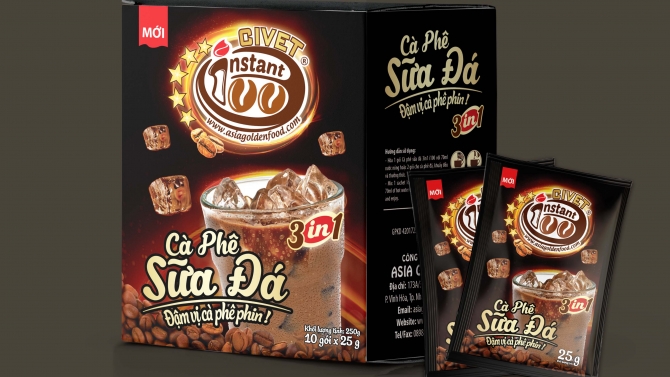 Thiết kế bao b&igrave; C&agrave; Ph&ecirc; Sữa Đ&aacute; 2