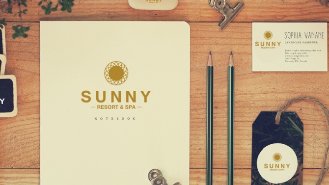 sunny resort & spa mockup
