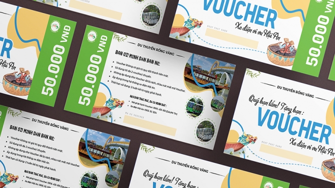Voucher_Du Thuyền Rồng V&agrave;ng_HộiAn