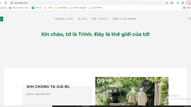 LẬP BLOG C&Aacute; NH&Acirc;N