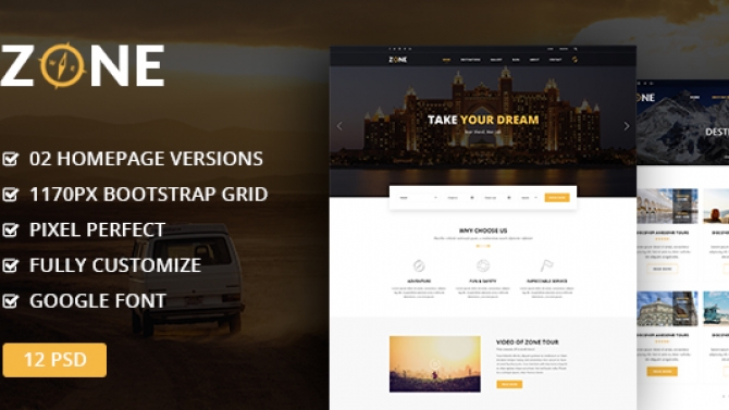Lập tr&igrave;nh website Zone Tour